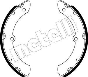 Metelli 53-0638 - Jeu de mâchoires de frein cwaw.fr