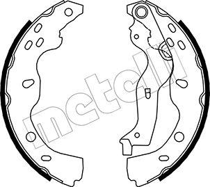 Metelli 53-0096 - Jeu de mâchoires de frein cwaw.fr