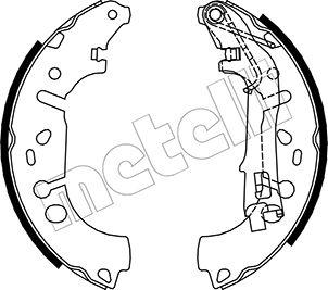 Metelli 53-0093 - Jeu de mâchoires de frein cwaw.fr