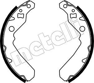 Metelli 53-0045 - Jeu de mâchoires de frein cwaw.fr