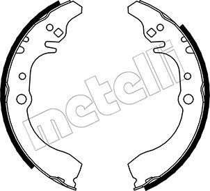 Metelli 53-0040 - Jeu de mâchoires de frein cwaw.fr