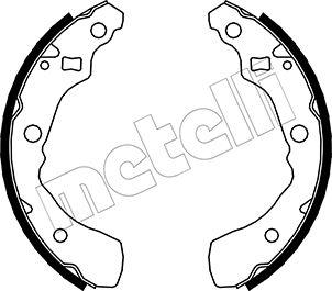 Metelli 53-0041 - Jeu de mâchoires de frein cwaw.fr