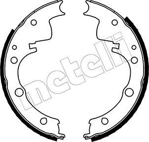 Metelli 53-0064 - Jeu de mâchoires de frein cwaw.fr