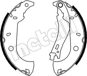 Metelli 53-0067 - Jeu de mâchoires de frein cwaw.fr