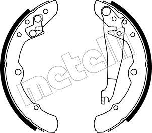 Metelli 53-0008 - Jeu de mâchoires de frein cwaw.fr