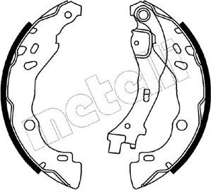 Metelli 53-0085 - Jeu de mâchoires de frein cwaw.fr