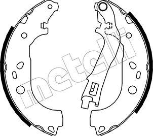 Metelli 53-0088 - Jeu de mâchoires de frein cwaw.fr