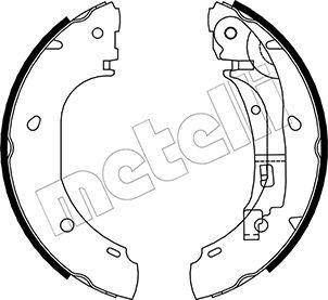 Metelli 53-0082 - Jeu de mâchoires de frein cwaw.fr