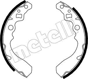 Metelli 53-0034 - Jeu de mâchoires de frein cwaw.fr