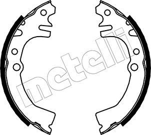 Metelli 53-0038 - Jeu de mâchoires de frein cwaw.fr