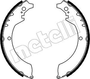 Metelli 53-0033 - Jeu de mâchoires de frein cwaw.fr