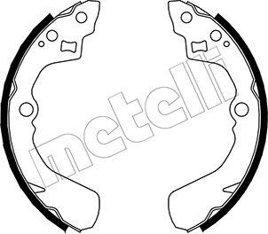 Metelli 53-0037 - Jeu de mâchoires de frein cwaw.fr