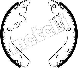 Metelli 53-0028 - Jeu de mâchoires de frein cwaw.fr