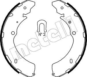 Metelli 53-0193 - Jeu de mâchoires de frein cwaw.fr