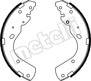 Metelli 53-0143 - Jeu de mâchoires de frein cwaw.fr