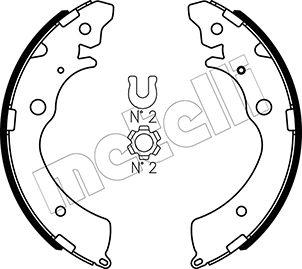 Metelli 53-0154 - Jeu de mâchoires de frein cwaw.fr