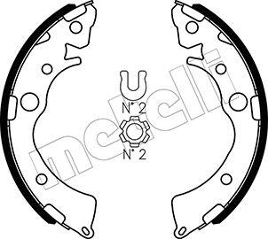 Metelli 53-0155 - Jeu de mâchoires de frein cwaw.fr