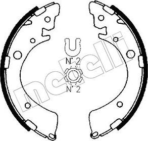 Metelli 53-0153 - Jeu de mâchoires de frein cwaw.fr