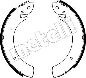 Metelli 53-0100 - Jeu de mâchoires de frein cwaw.fr