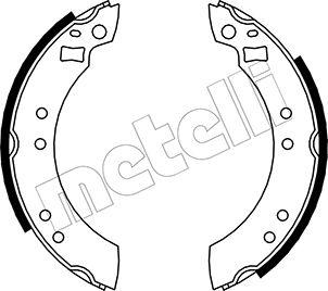 Metelli 53-0103 - Jeu de mâchoires de frein cwaw.fr