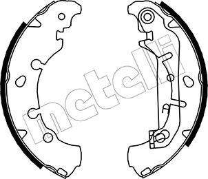 Metelli 53-0136 - Jeu de mâchoires de frein cwaw.fr