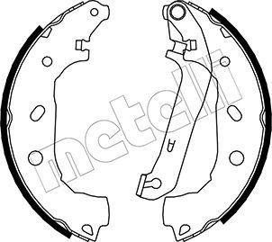 Metelli 53-0138 - Jeu de mâchoires de frein cwaw.fr