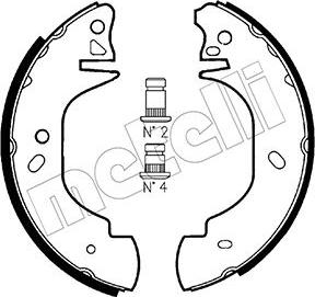 Metelli 53-0126 - Jeu de mâchoires de frein cwaw.fr