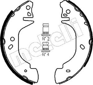 Metelli 53-0122 - Jeu de mâchoires de frein cwaw.fr