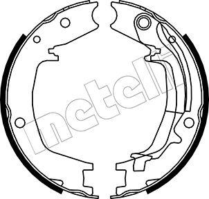 Metelli 53-0179Y - Jeu de mâchoires de frein, frein de stationnement cwaw.fr