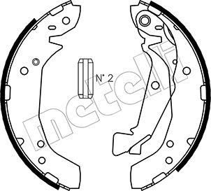 Metelli 53-0175 - Jeu de mâchoires de frein cwaw.fr