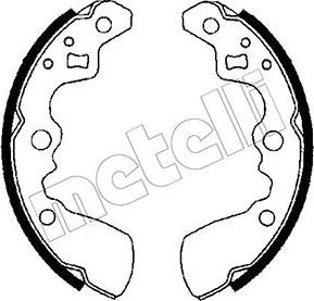 Metelli 53-0398 - Jeu de mâchoires de frein cwaw.fr