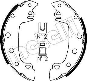 Metelli 53-0340 - Jeu de mâchoires de frein cwaw.fr