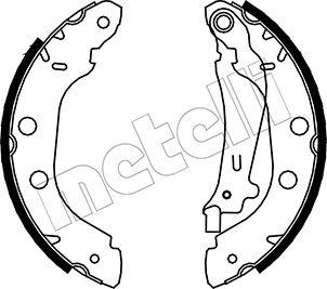 Metelli 53-0354 - Jeu de mâchoires de frein cwaw.fr