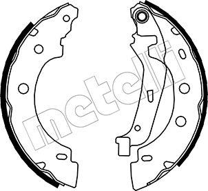 Metelli 53-0355 - Jeu de mâchoires de frein cwaw.fr