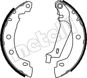 Metelli 53-0353Y - Jeu de mâchoires de frein cwaw.fr