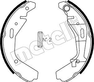 Metelli 53-0318 - Jeu de mâchoires de frein cwaw.fr