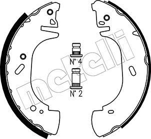 Metelli 53-0313 - Jeu de mâchoires de frein cwaw.fr