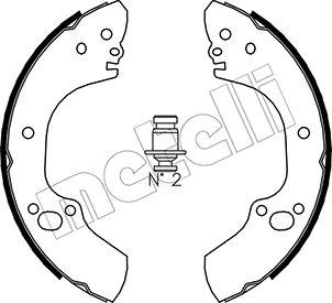 Metelli 53-0312 - Jeu de mâchoires de frein cwaw.fr