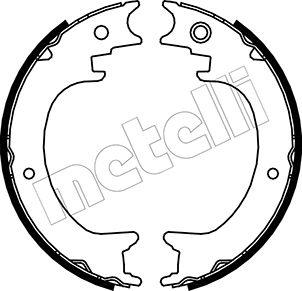 Metelli 53-0389 - Jeu de mâchoires de frein, frein de stationnement cwaw.fr