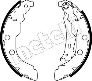 Metelli 53-0326 - Jeu de mâchoires de frein cwaw.fr