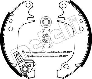 Metelli 53-0320Y - Jeu de mâchoires de frein cwaw.fr