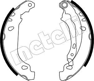 Metelli 53-0328 - Jeu de mâchoires de frein cwaw.fr