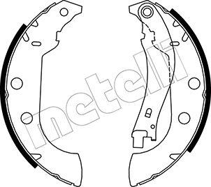 Metelli 53-0327 - Jeu de mâchoires de frein cwaw.fr