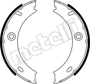 Metelli 53-0240 - Jeu de mâchoires de frein, frein de stationnement cwaw.fr