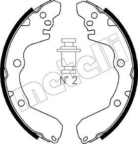 Metelli 53-0256 - Jeu de mâchoires de frein cwaw.fr