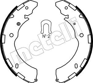 Metelli 53-0269 - Jeu de mâchoires de frein cwaw.fr