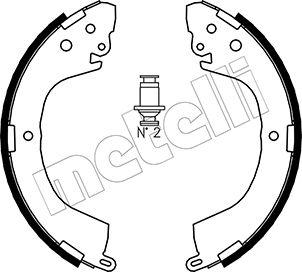 Metelli 53-0260 - Jeu de mâchoires de frein cwaw.fr