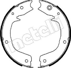 Metelli 53-0267 - Jeu de mâchoires de frein, frein de stationnement cwaw.fr