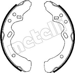 Metelli 53-0204 - Jeu de mâchoires de frein cwaw.fr