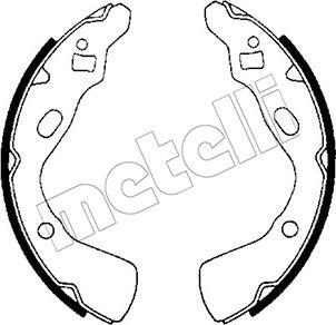 Metelli 53-0206 - Jeu de mâchoires de frein cwaw.fr